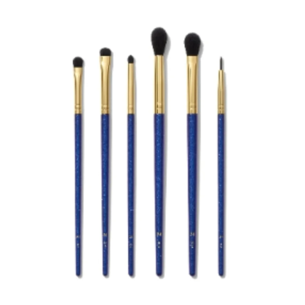 Morphe 'The More The Merrier' 6 Piece Eye Brush Set and Dry Brush Cleaner NWT